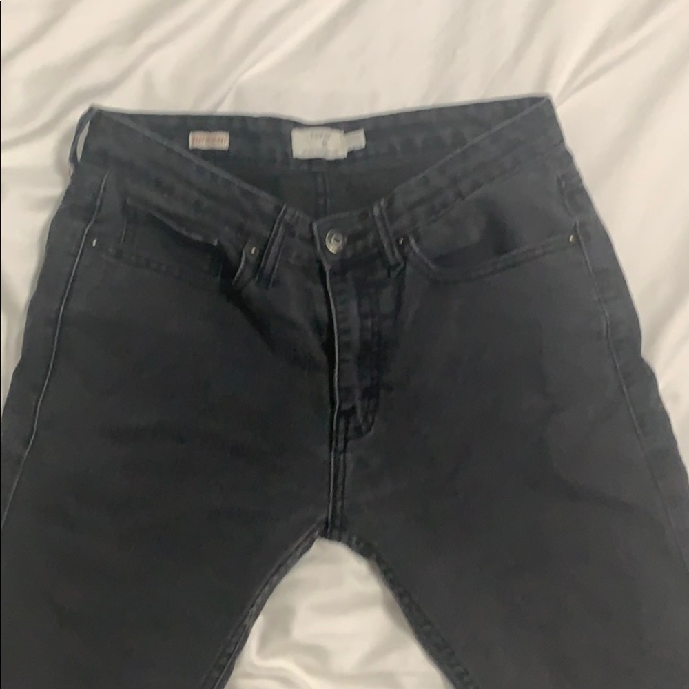 Very skinny grey/black jeans